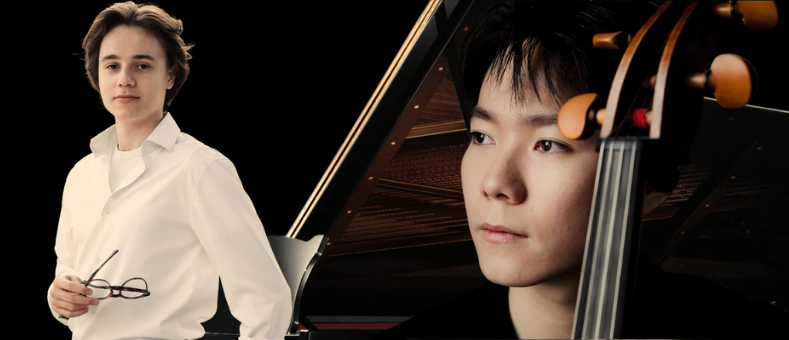 Alexey Dimitriadis au piano et Shicong Li au violoncelle, pour le Brunch des Mélomanes