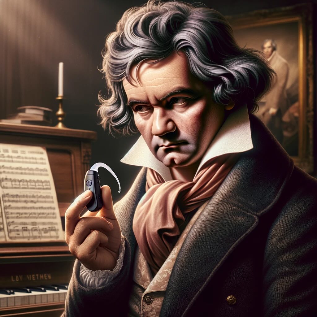 Beethoven avec un sonotone